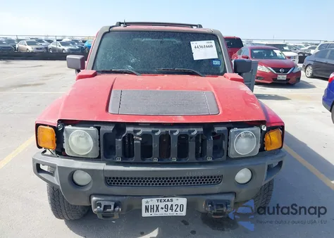 2007 Hummer H3 Suv z USA, uszkodzony, nr VIN 5GTDN13E778159294